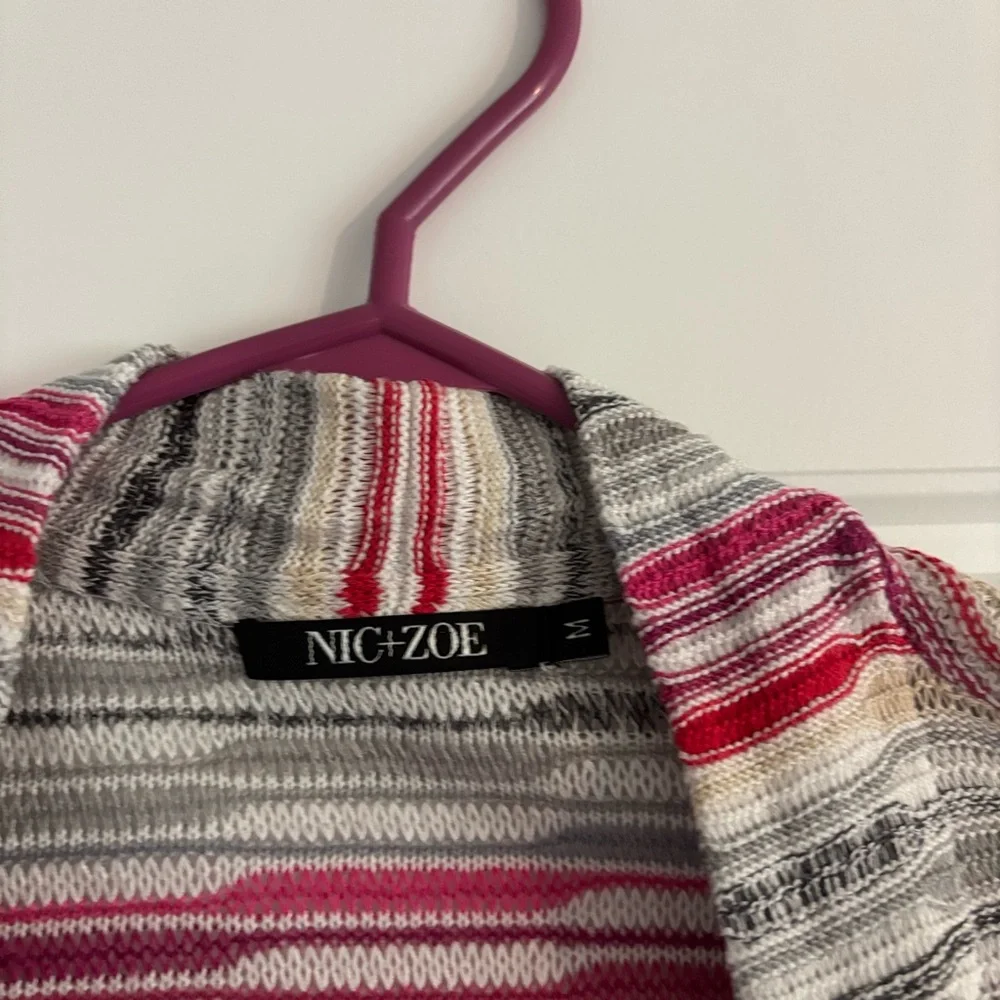 NIC+ZOE Multicolor Striped Cardigan - Picture 3 of 5